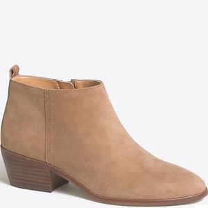 J. Crew Factory Sawyer Suede Booties